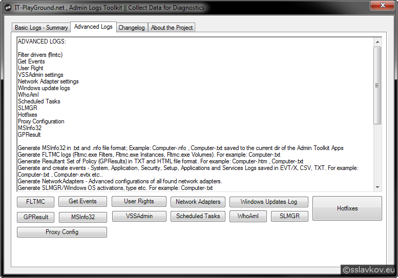 admin-logs-toolkit